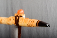 Yellow Cedar Burl Native American Flute, Minor, Mid A-4, #N25A (12)